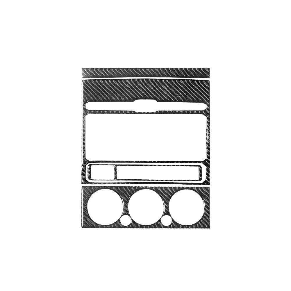 for Toyota Tacoma 2012-2015 4Pcs Central Control Trim Cover Type-A Carbon Fiber