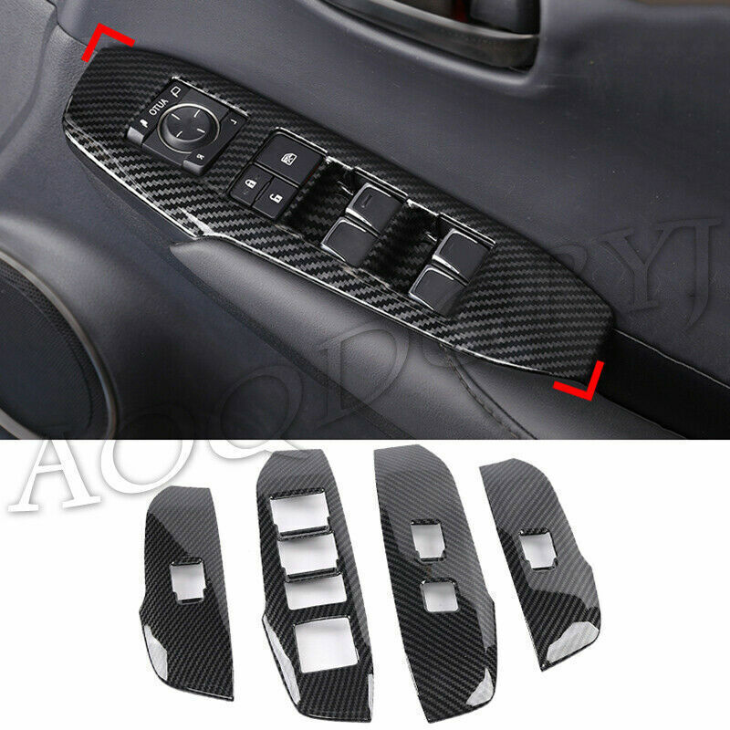 Carbon Fiber Window Lift Switch Cover Trim for LEXUS NX200T 300H 300 2015-2021