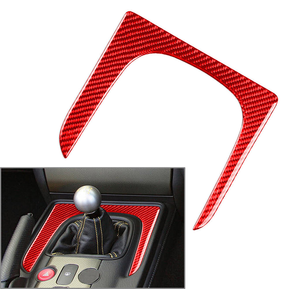 Gear Shift Panel Surround Cover Outer Frame Trim for Honda S2000 2004-09 Red RHD