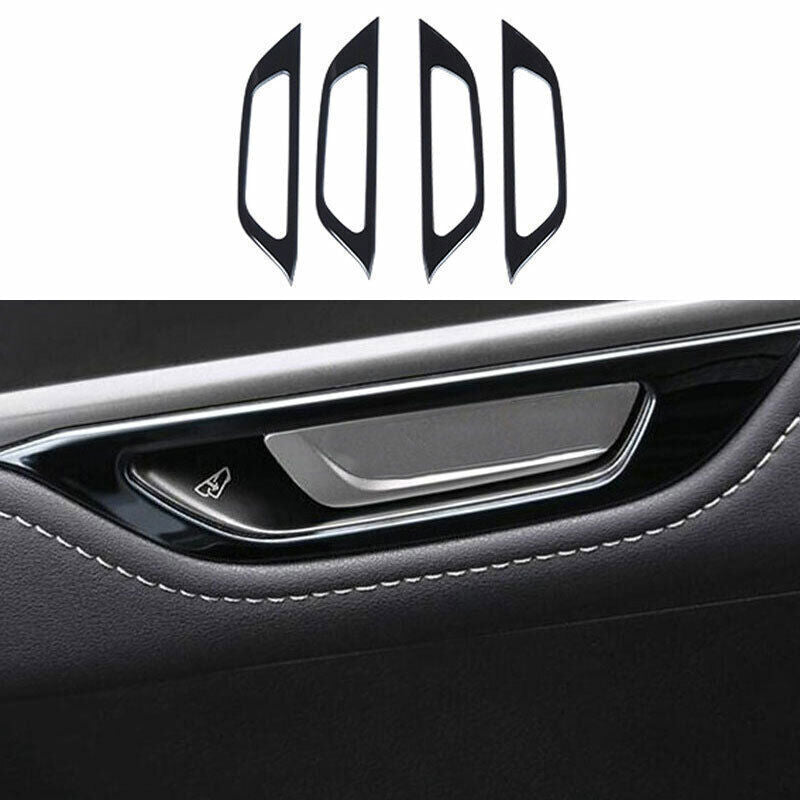 Black Titanium Inner Door Handle Frame Molding Trim for Lexus NX250 350 2022-23