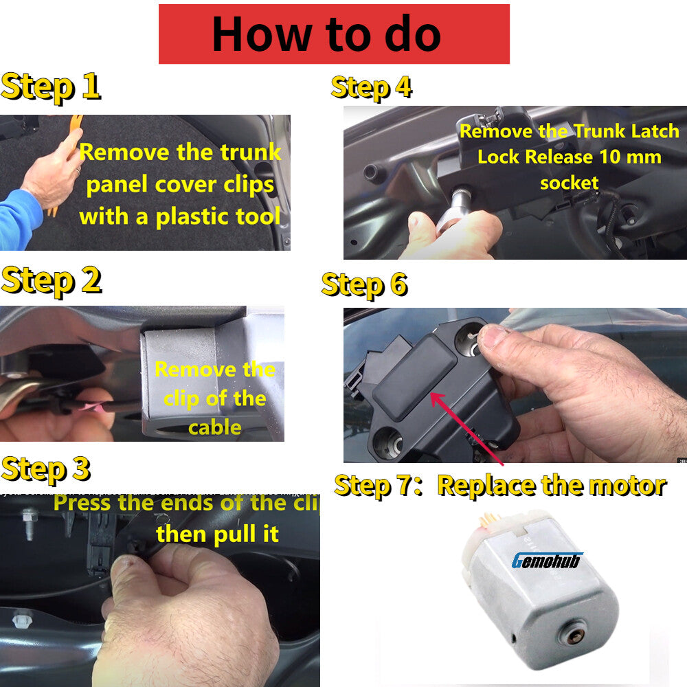 996624117 Power Trunk Lock Latch motor for 1997-2004 for Porsche S 986