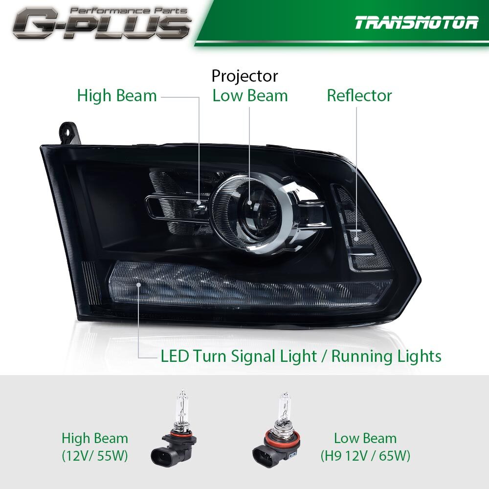 2013-2018 for Ram 1500/2500/3500 God LED DRL Weather