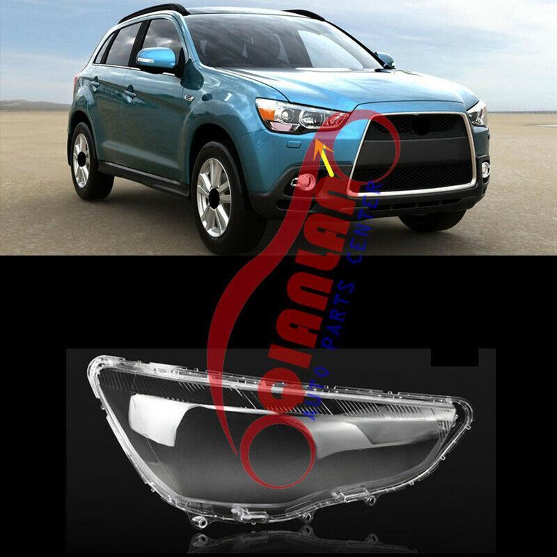 Right Side Clear Headlight Cover + Glue for Mitsubishi Outlander Sport 2011-19