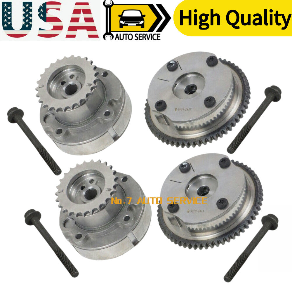 2x Intake+2x Exhaust Camshaft Phasers For 2011-2017 for Ford F-150 3.5L AT4Z6C525B