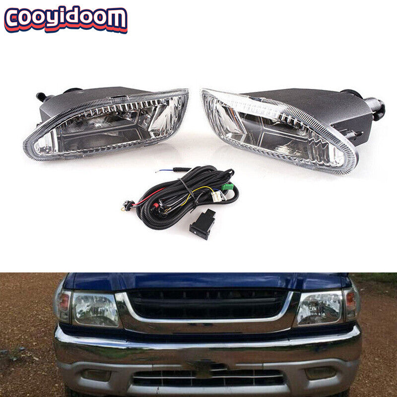 Wiring for front bumper fog lights with bulbs for 2003 and 2004 for Toyota Hilux Tiger
