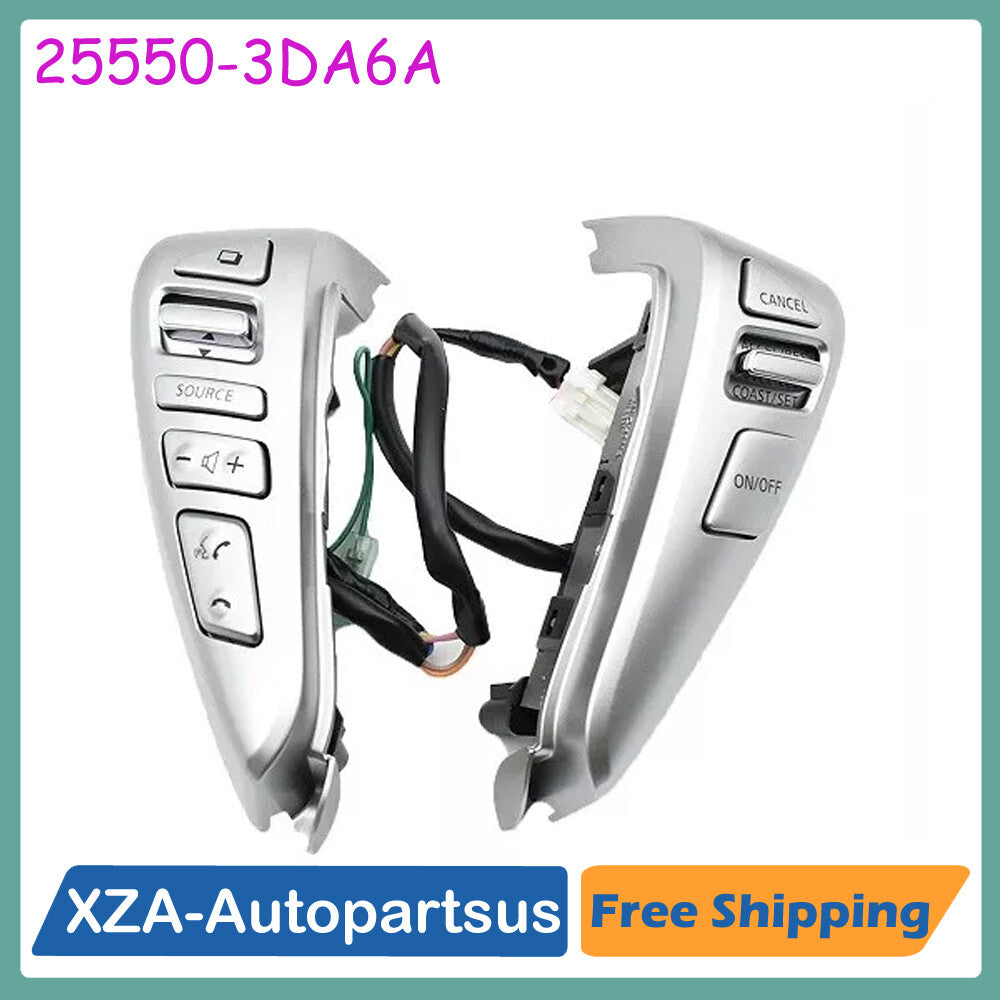 for Nissan NV200 Sunlight Tiida Sylphy Steering Wheel Control Switch 25550-3DA6A