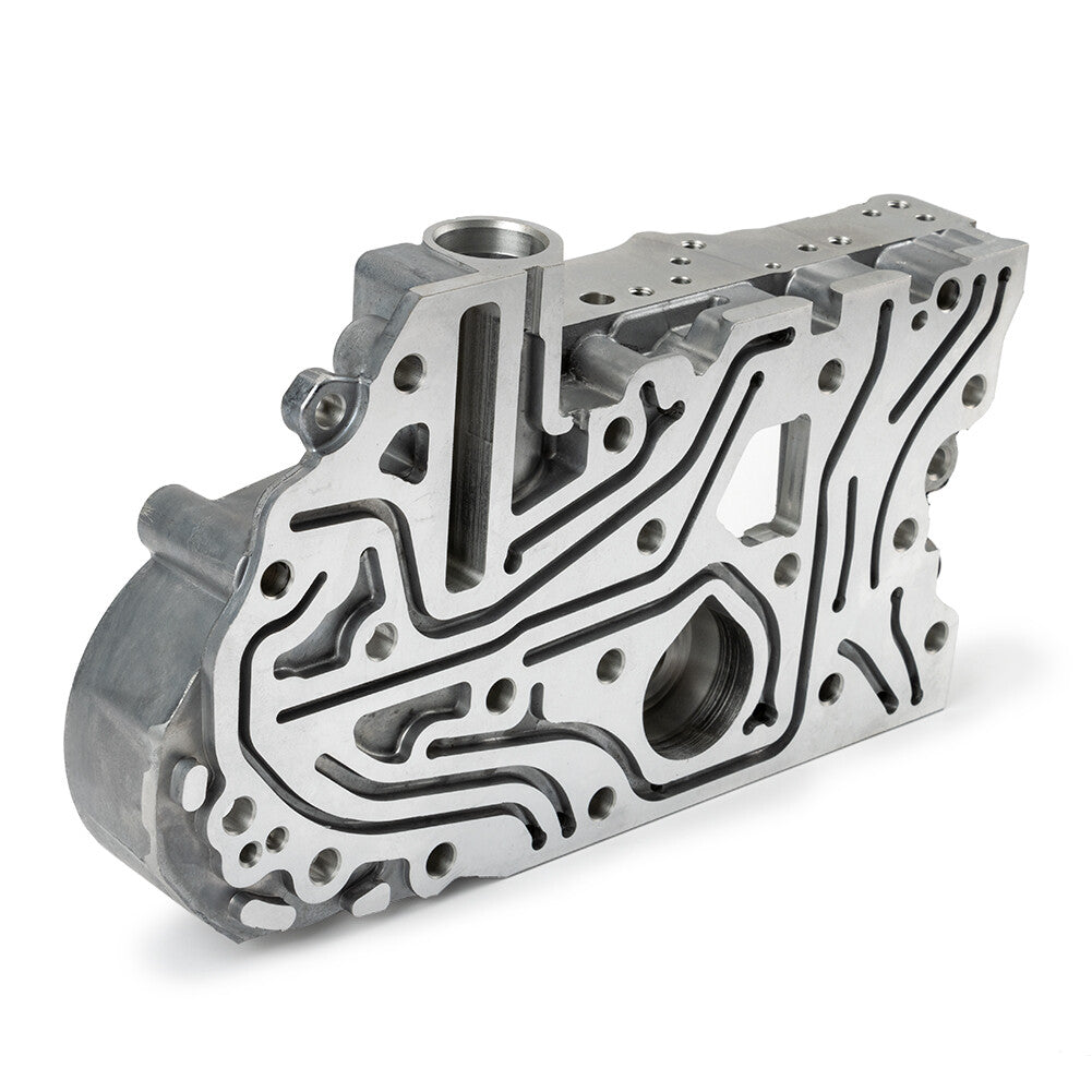 The DSG DQ200 valve body accumulator housing is suitable for 0AM325066AC, 0AM325066C, and 0AM325066R.