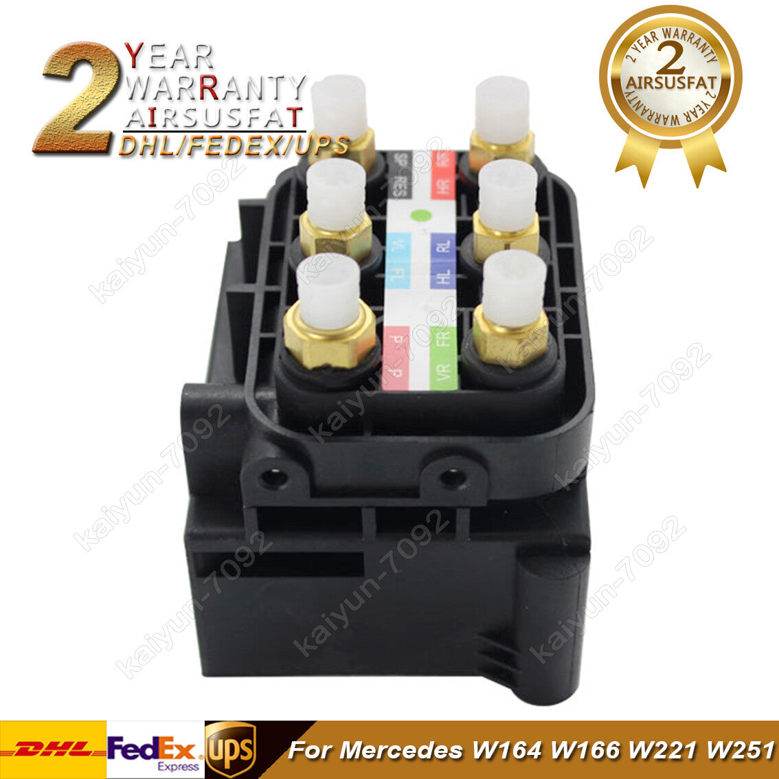 Air Compressor Pump Ride Valve Block for Mercedes W164 W166 W221 W251 2123200358