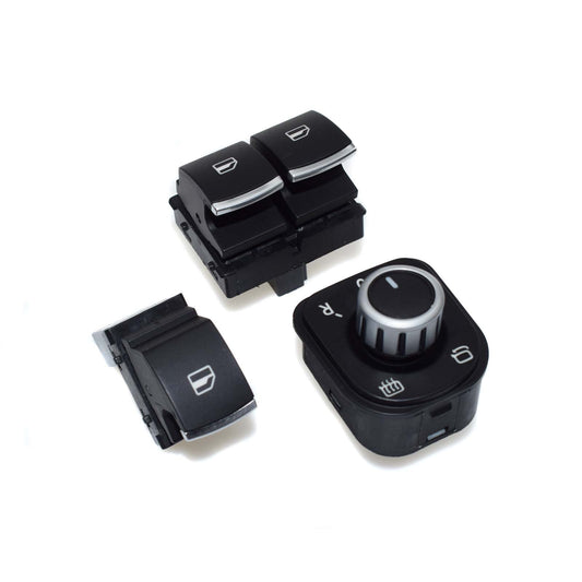 Fits for VW Eos for Golf MK5 MK6 GTI 2 Door Scirocco for Tiguan Window Control Switch SET