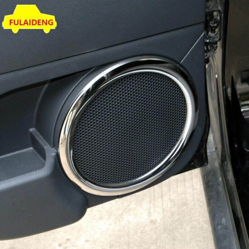 4p for jeep patriot compass 2011-2016 ABS Chrome Interior door speaker ring trim