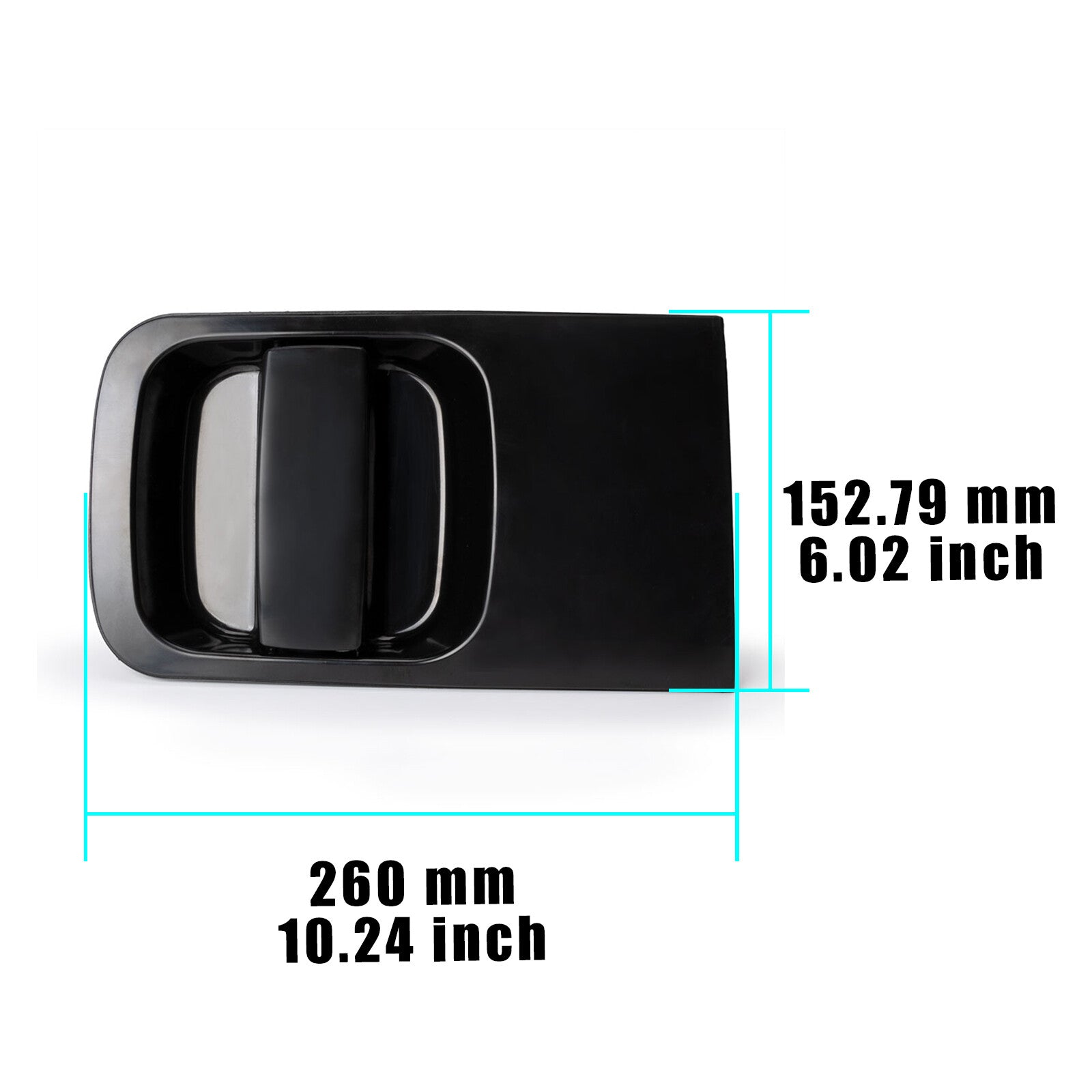 Right Exterior Sliding Door Handle w/ Key Hole For 07-18 for Hyundai Grand Starex H1