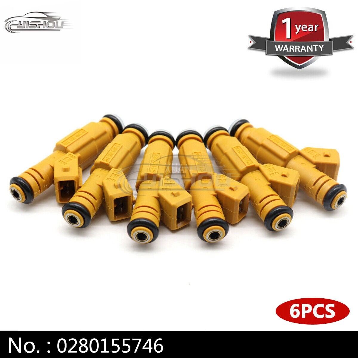 6-pack fuel injectors suitable for 97-98 for Volvo S90, 87-98 for Jeep 4.0L, for Dodge 3.9L...