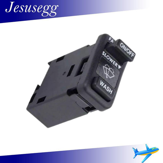 Windshield Windscreen Wiper Switch Black for Truck 2003-2009 5900 2000-2008 9200