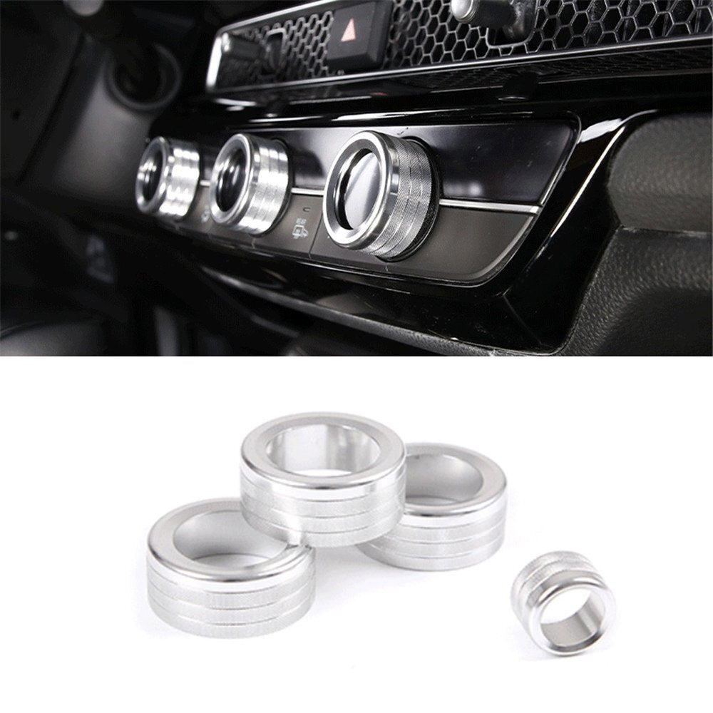 Alloy Air Conditioner Switch Knob CD Button Cover for Honda for Civic 11th 2022 2023