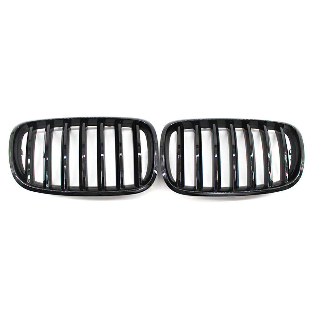 Front Bumper Kidney Sport Grille Grill Glossy Black for BMW E70 E71 X5 X6 07-13