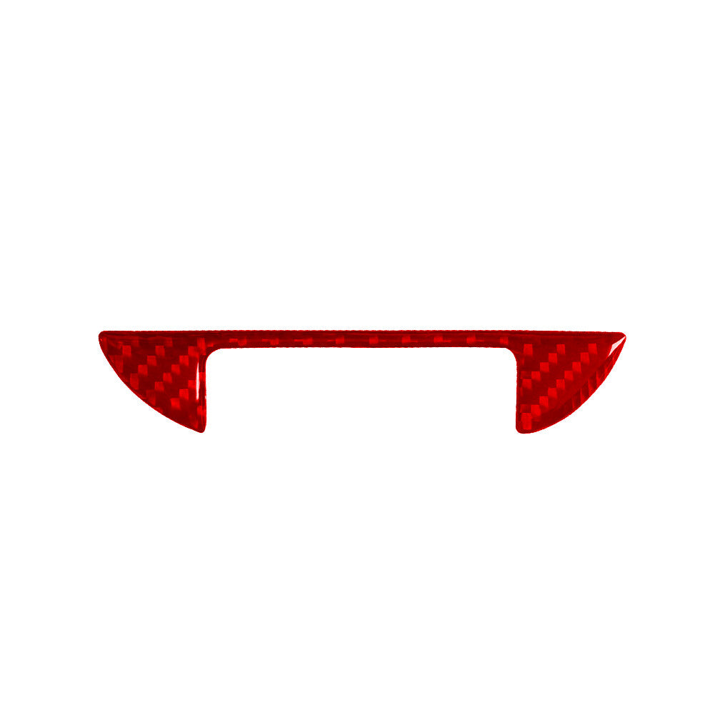 Red Carbon Fiber Switching Console Bar Trimming for Land Rover Discovery Sport 15-19