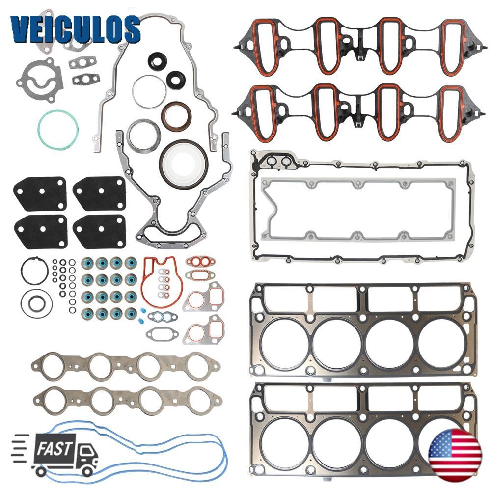 Full Gasket Set for 02-11 for Chevy Silverado 1500 Tahoe for GMC for Sierra 1500 5.3 4.8L