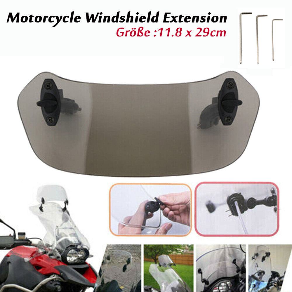Motorcycle Wind Screen Deflector Motorbike Windshield Windscreen Universal