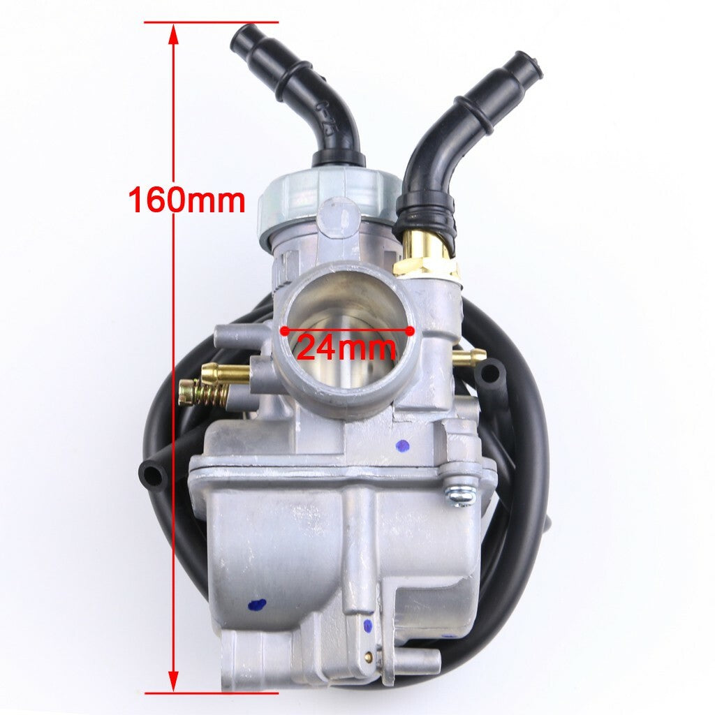 PE24 Flat Slide Carburetor Kit for KAWASAKI KX80 KX100 KX125 GASGAS BSA