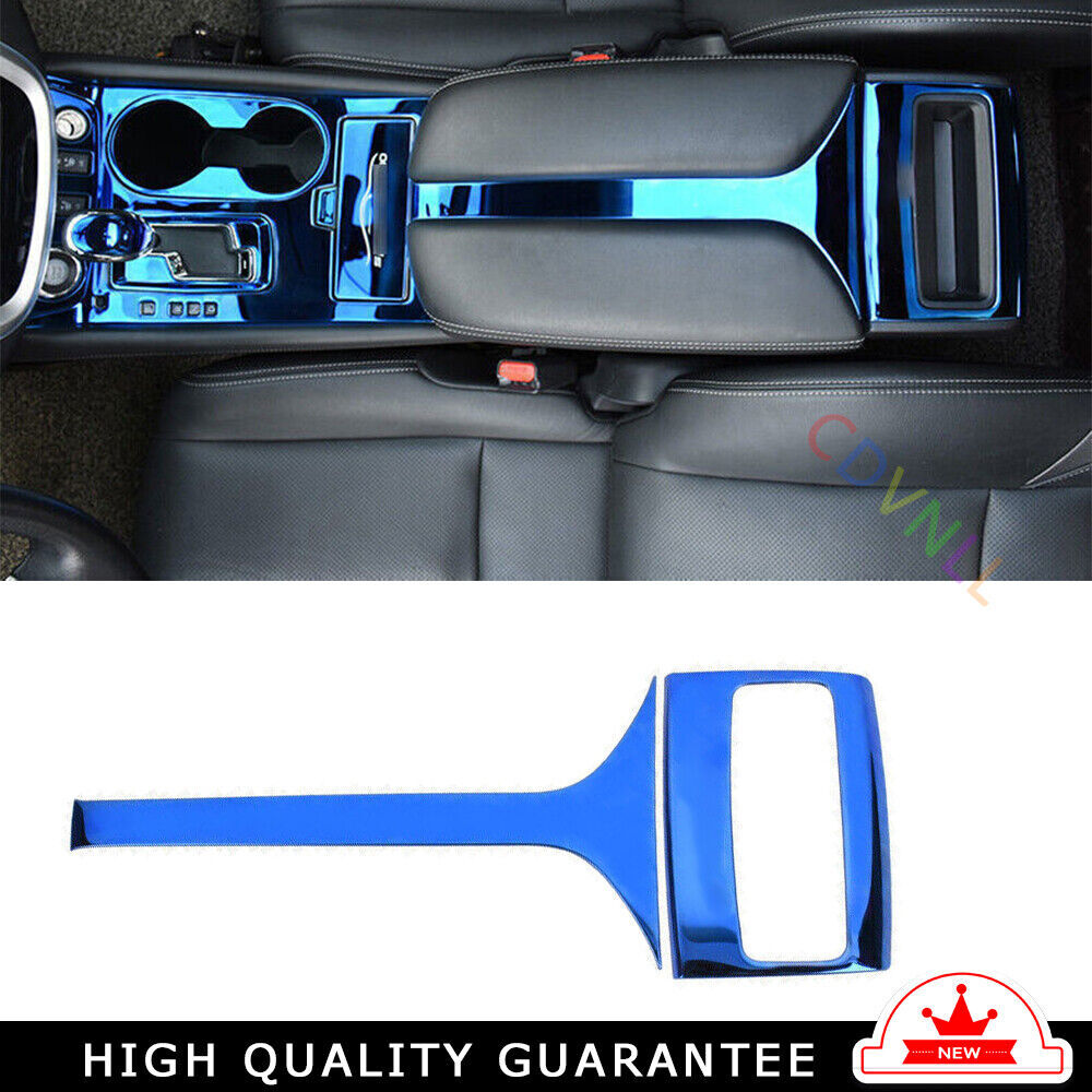 Console Storage Box Cover Trim 2PCS Fit for Nissan Murano 2015-21 Blue Titanium