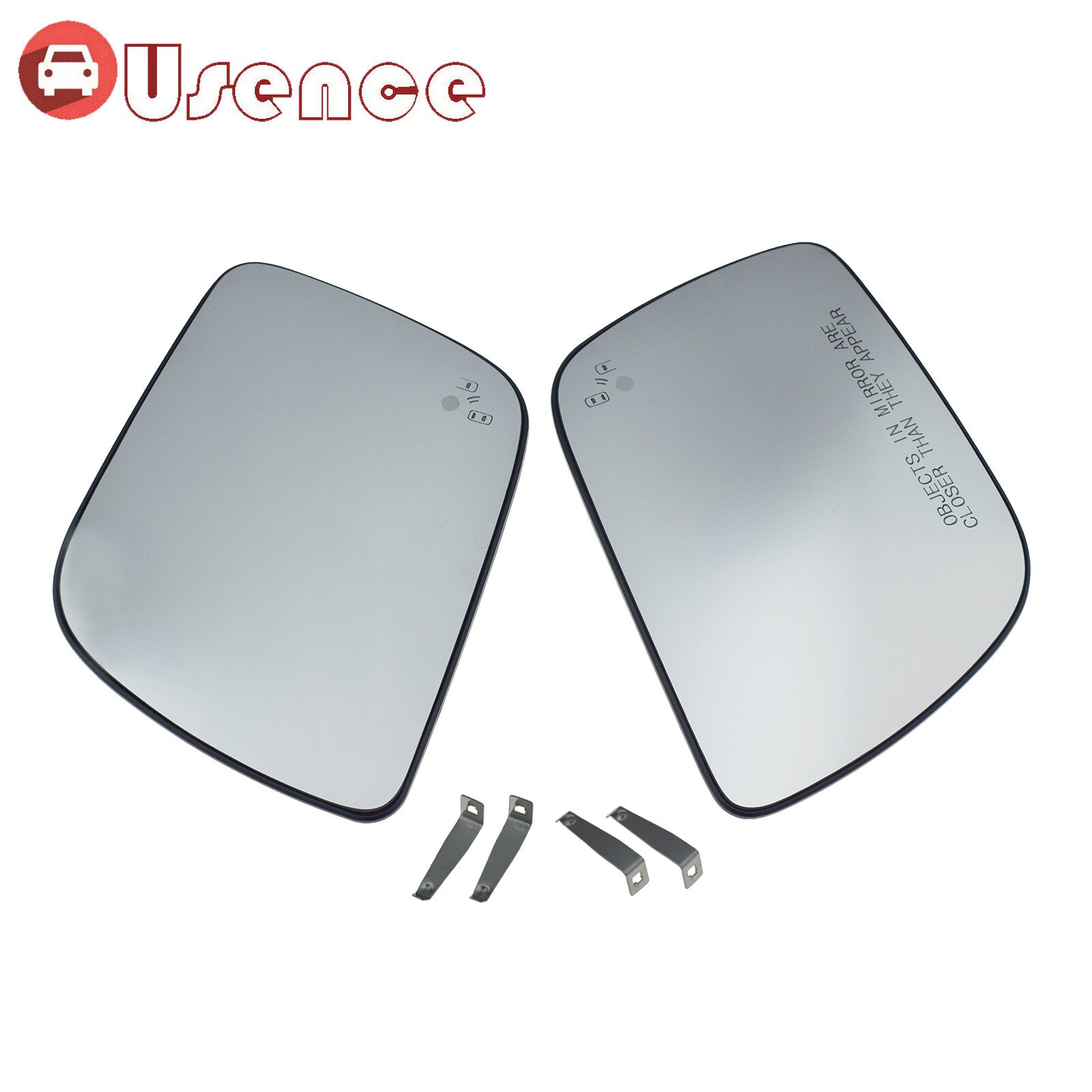 2Pcs Left Right Side Mirror Glass Blind Spot For 11-17 for Ford Explorer BB5Z17K707D