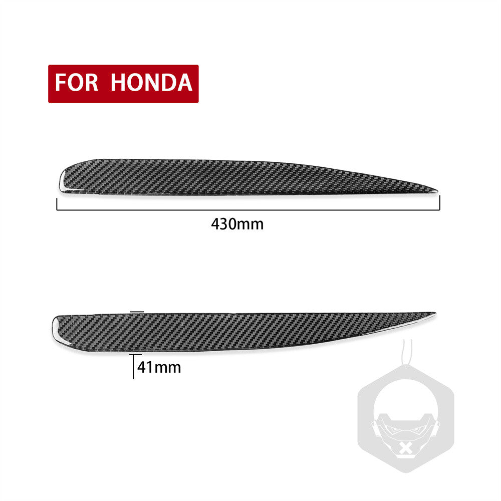 Carbon Fiber Front Headlight Eyelids Eyebrow Cover Fit for Honda S2000 2000-2009