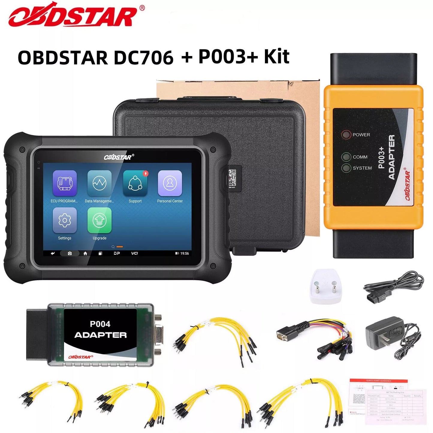 OBDSTAR DC706 E-CU Tool Full Version Car Motorcycle TCM BODY Clone + P003+ Kit