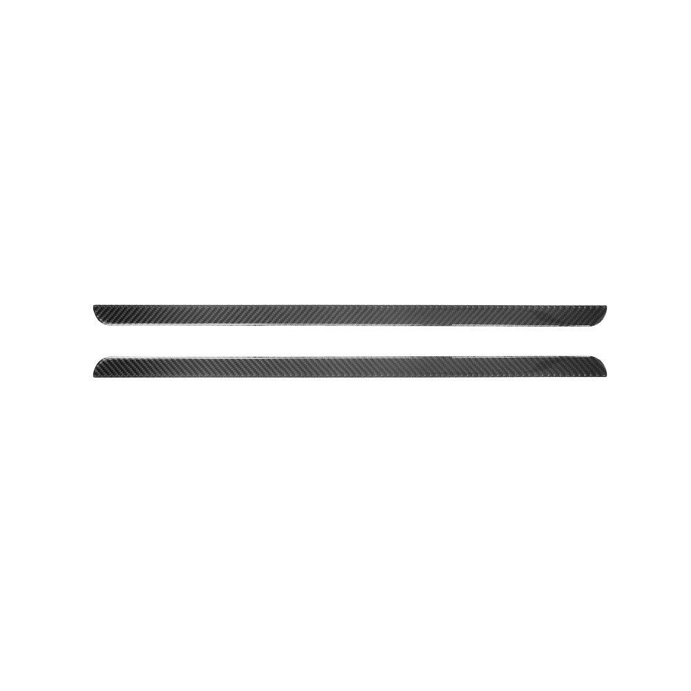 2X Carbon Fiber Rear Door Trim Strip for Jeep for Wrangler 2007-2010