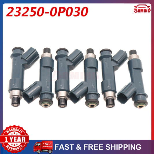 6PCS Fuel Injectors 23250-31010 For 2003-2009 for Toyota 4Runner 4.0L 23250-0P030