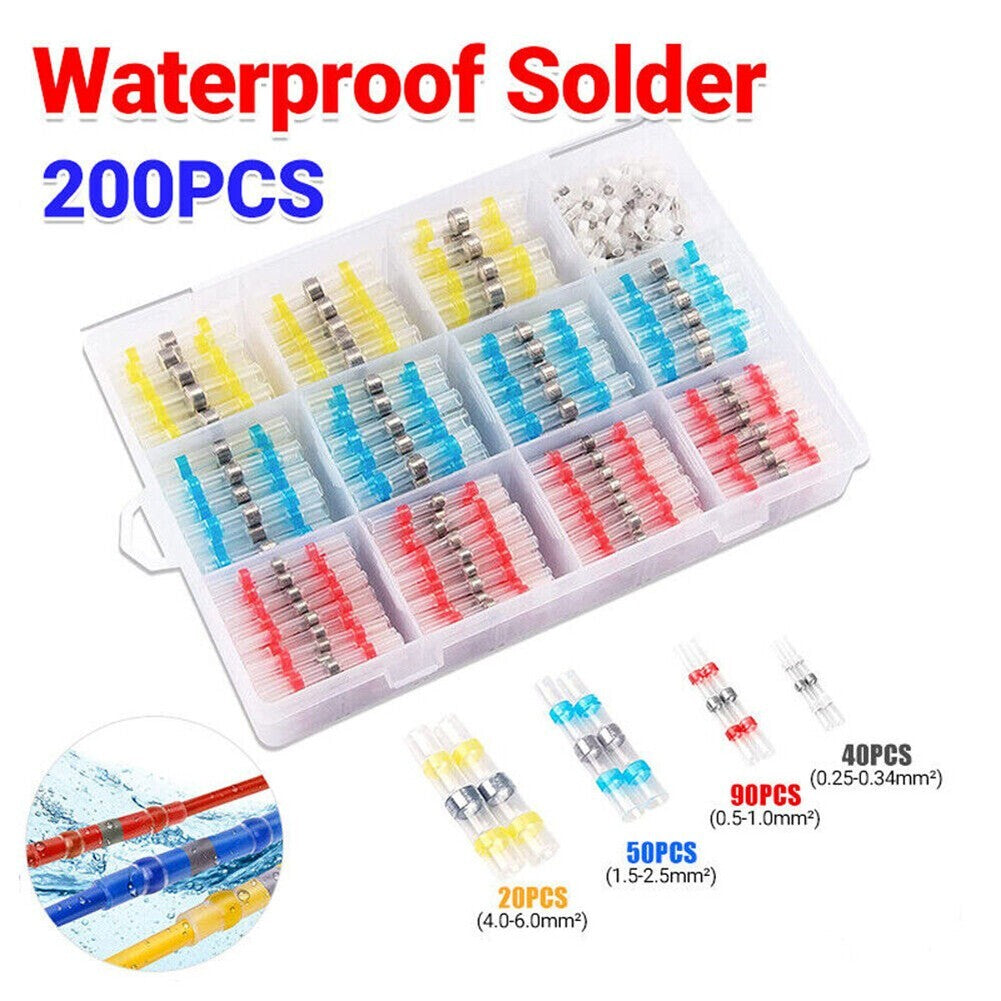 200X Solderstick/Waterproof Solder Wire Connector Kit Tool Accessories