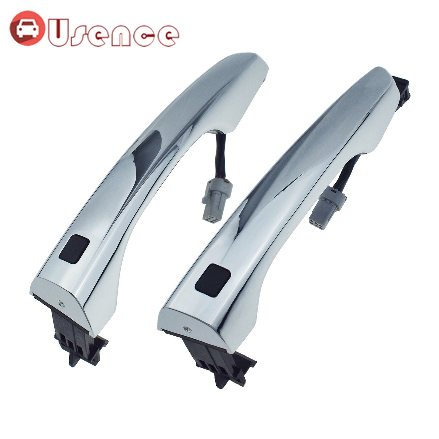 Pair Front Left Right Door Handle With for Smart Key for Hyundai for Elantra 2017-2020