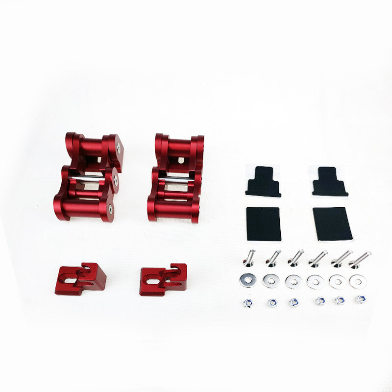 Aluminum cover latch kit for 2007-2017 for Jeep for Wrangler JK, Red