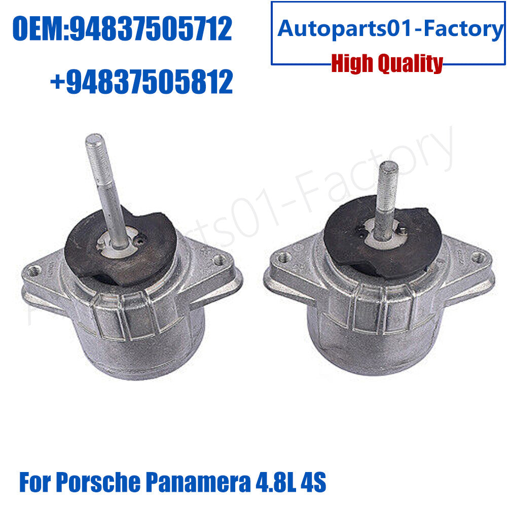 1Pair Hight Quality LeftRight Engine Strut Mount for Porsche for Panamera 4.8L 4S