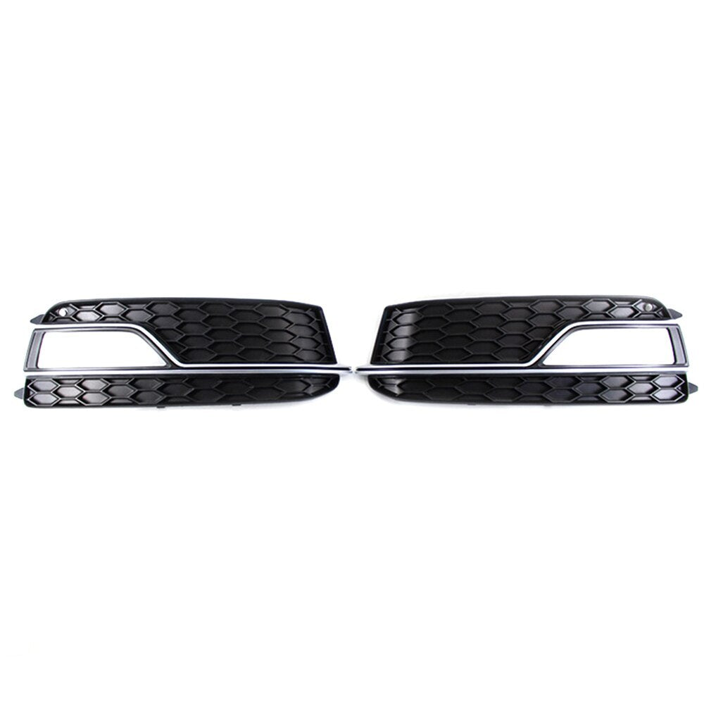 Left Front Bumper Light Fog Lamp Grille Cover for Audi A5 S-Line S5 2013-2017
