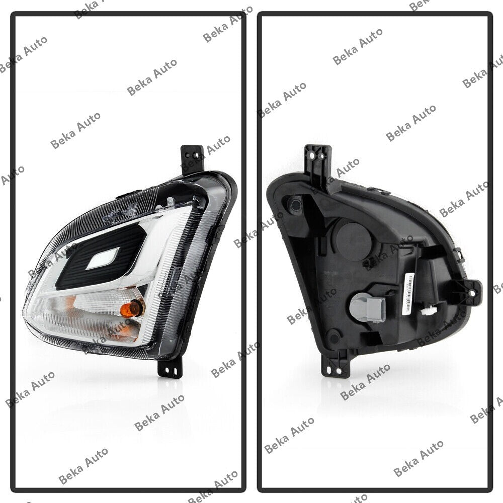 A pair of front bumper turn signals with fog lights suitable for 2018-2021 for Chevrolet Equinox vehicles.