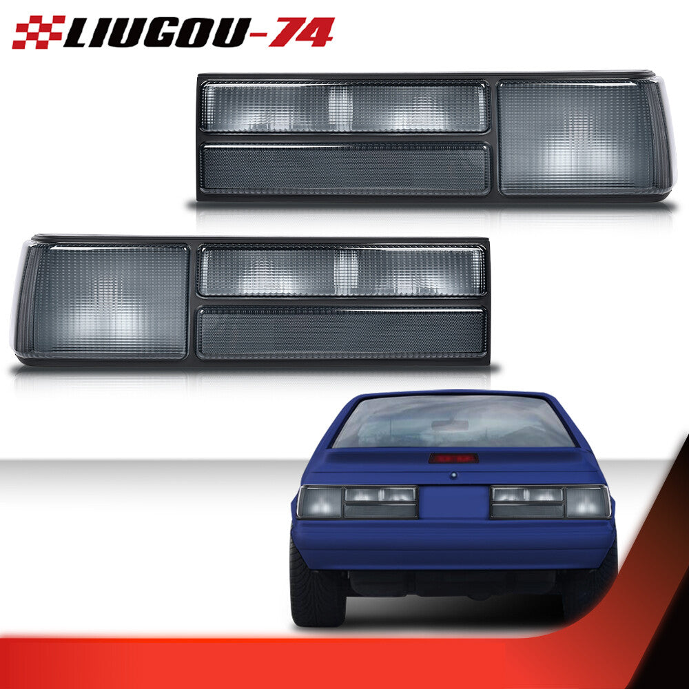 Smoked rear taillights without bulbs suitable for 1987-1993 for Ford Mustangs (all new).