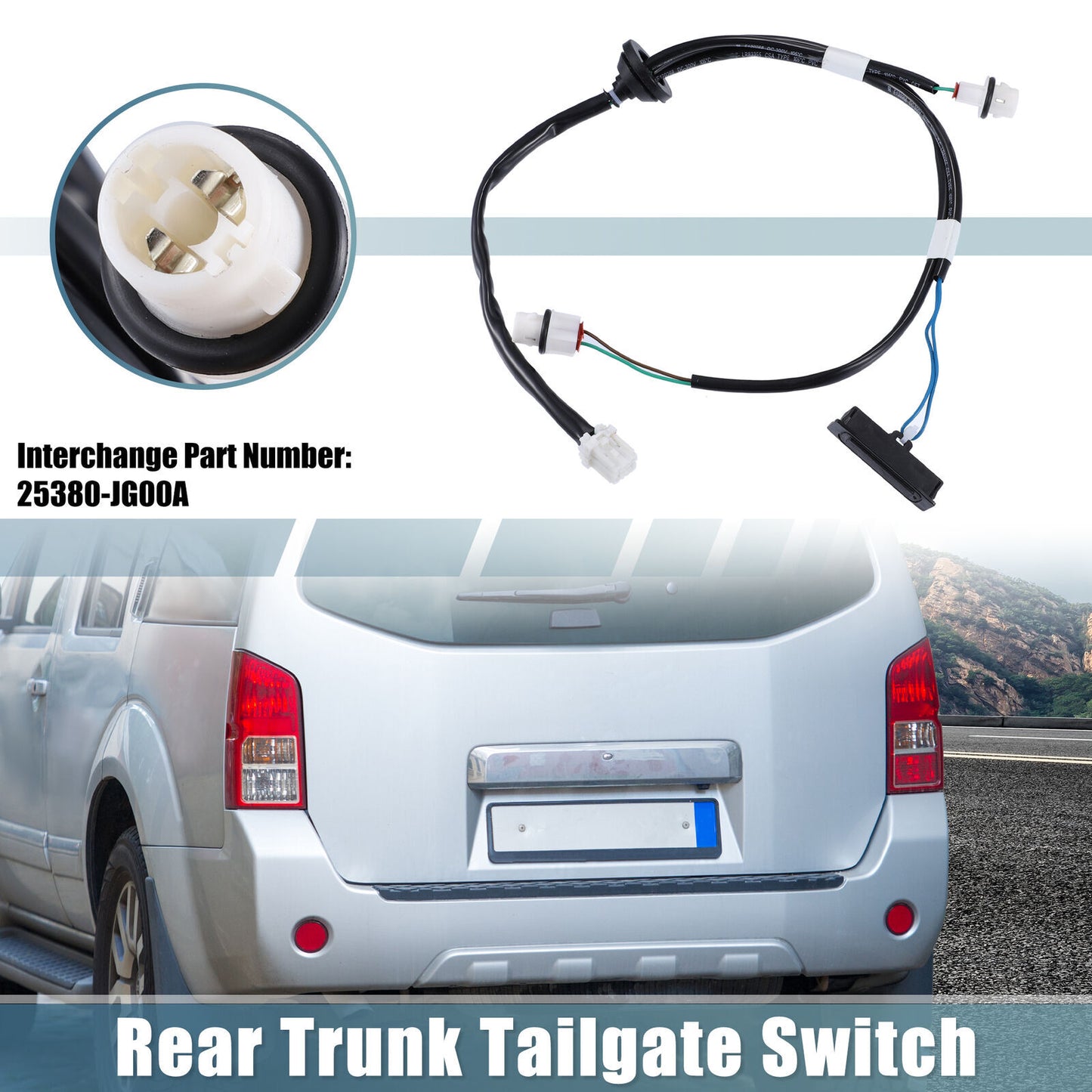 Suitable for Nissan X-Trail 2007-2014 25380-JG00A tailgate release switch