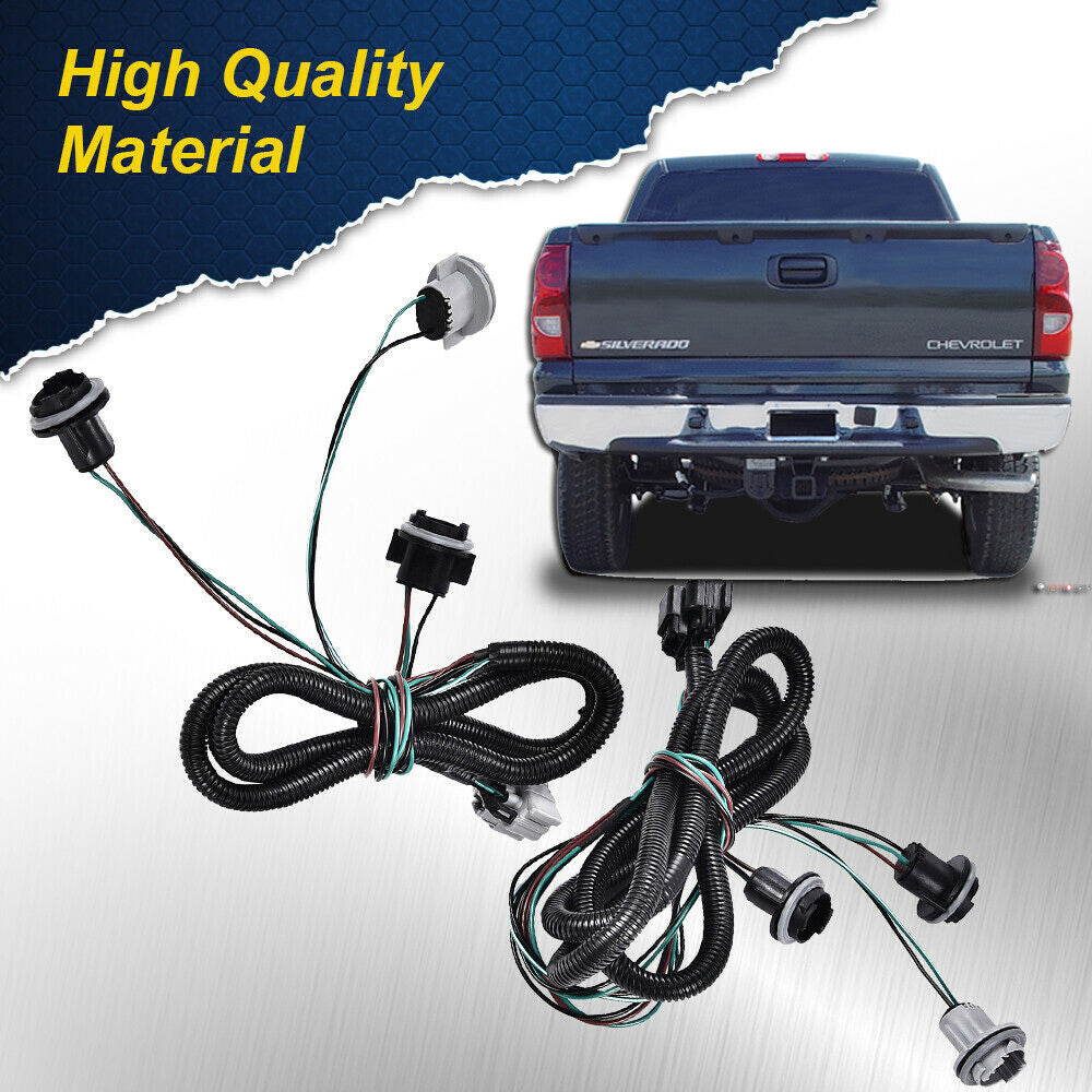 2003-2007 OE Replacement Taillight Wiring Harness Pair Kit for Chevrolet Silverado