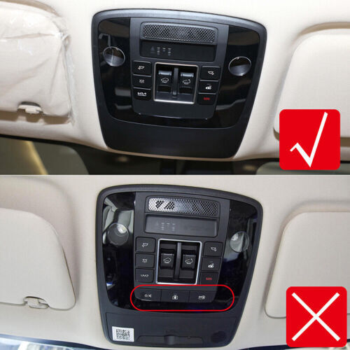 for Kia Carnival 2022-2023 Matte Silver ABS Front Reading Light Lamp Cover Trim