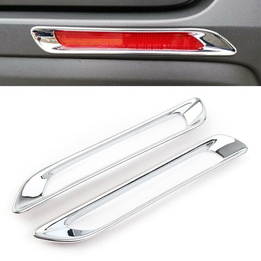 Chrome Rear Fog Light Lamp Cover Trim Decoration Fit for Toyota RAV4 2019 2020 ABS