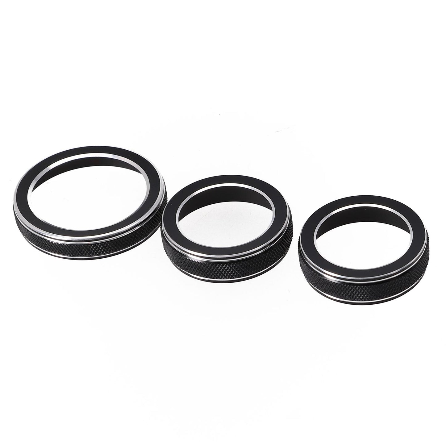 Aluminum Alloy Volume Turn Knob Ring Cover for Jeep Grand For Cherokee 2014-2021