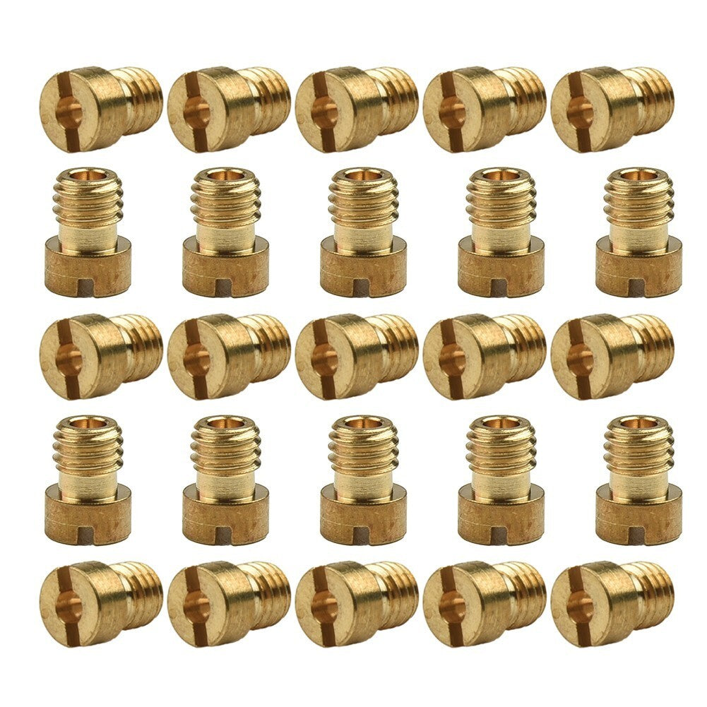 25 Pcs Carburetor Main Jets Nozzles For Dellorto M5 55-115 SHA SHB SHBC 5mm