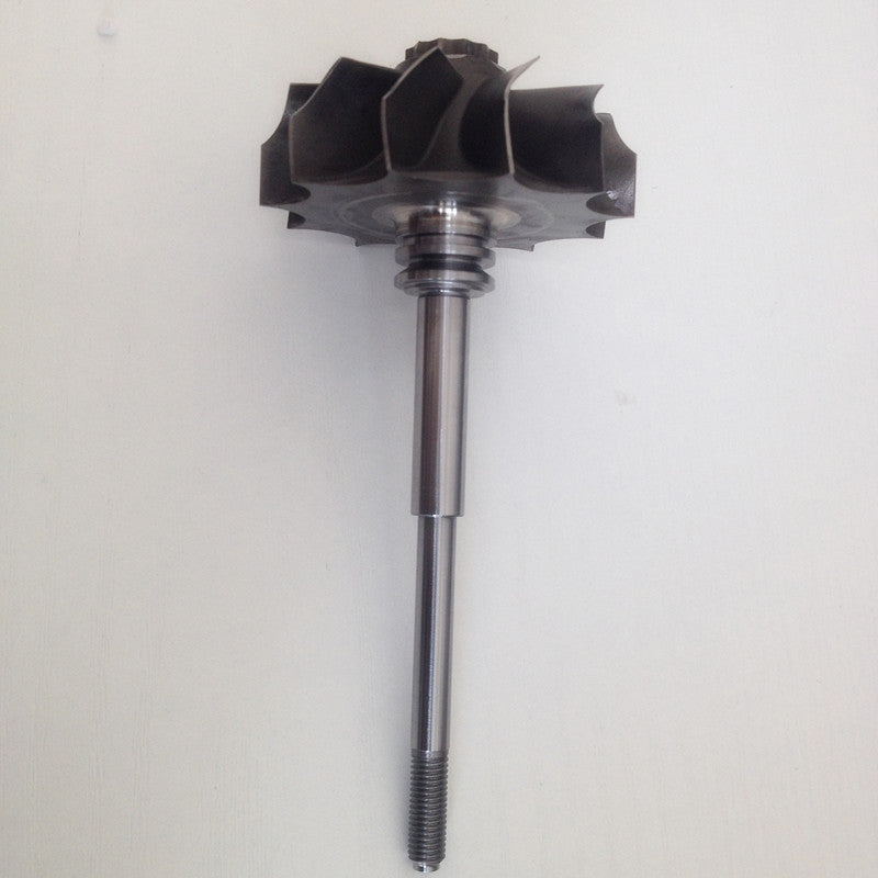 TD06SL2R Reverse 54X61.5 mm 11 Blade Turbine Wheel/Turbine Shaft and Wheel/Shaft Pulley