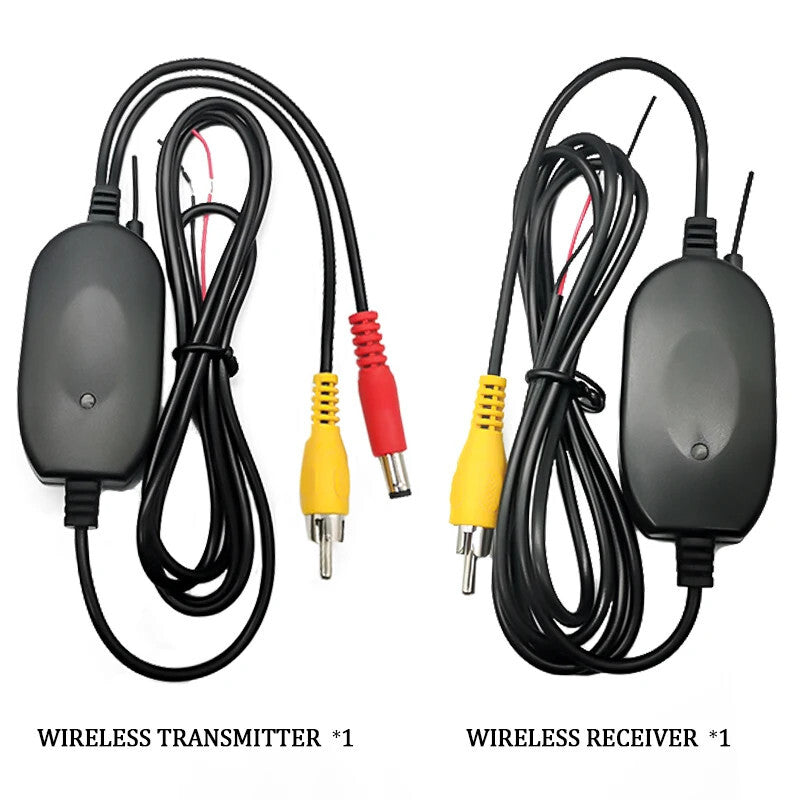 Parking Wireless Receiver Transmit Car LED Back Reverse Rear View Camera Kit