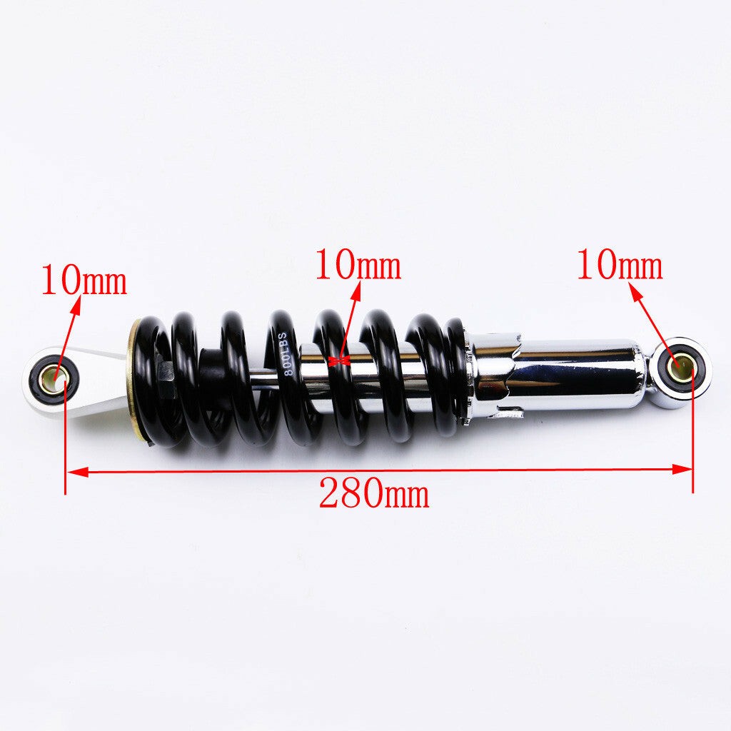 280mm 11-inch rear shock absorber for 110cc/125cc all-terrain four-wheeled scooter CRF KLX TTR