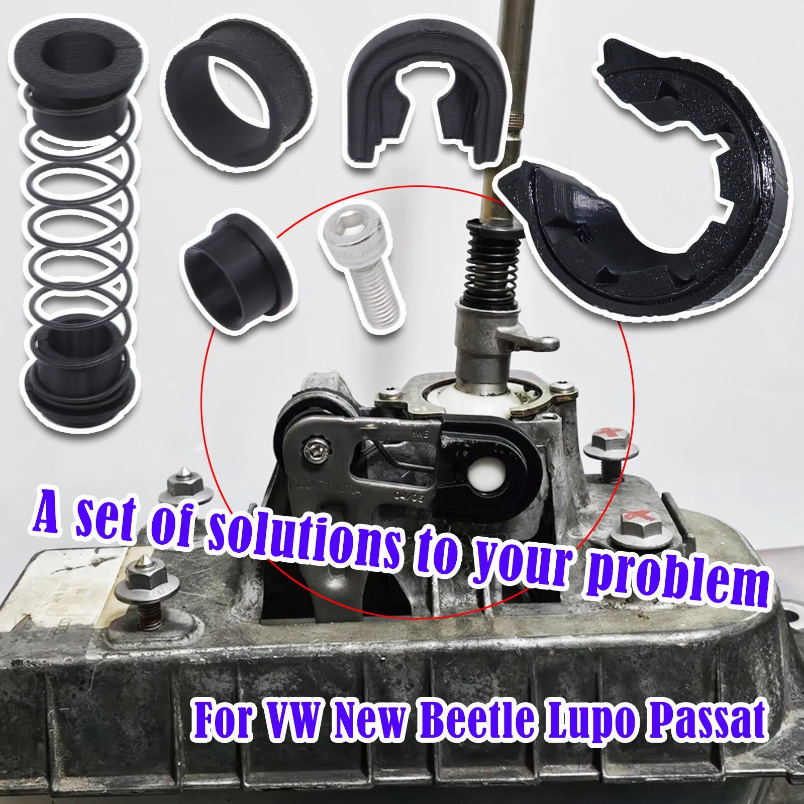 for VW New Beetle Upgrade Manual Trans Shift Lever Change Selector Linkage Bush