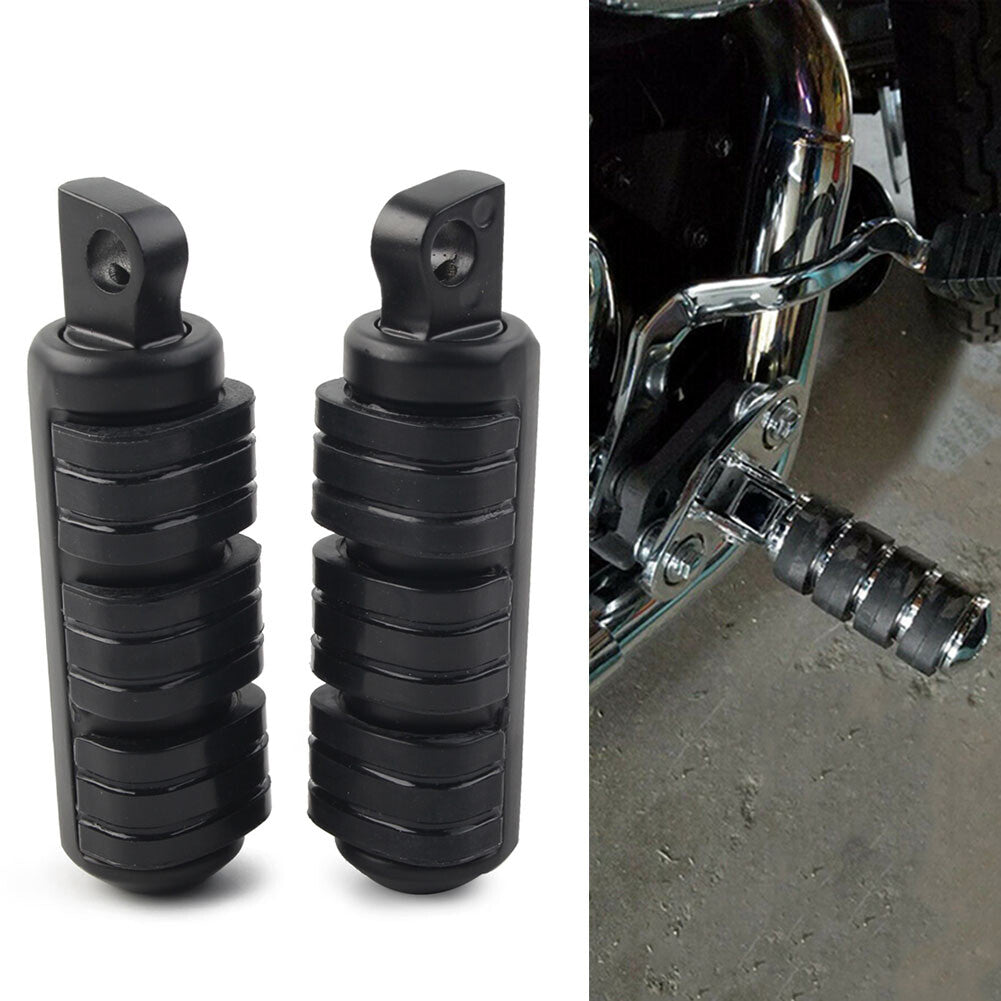 Rear Highway Foot Pegs Rests Pedals Fit for Harley Davidson Black
