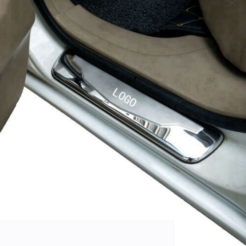 4P Outer Door Sill Scuff Plate Guard Entry Pad for Honda Accord Sedan 2003-2007