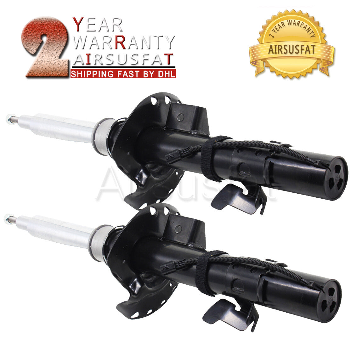 Pair Front Air Shock for Land Rover Range Magnetic Damping 2012-2016 LR024444