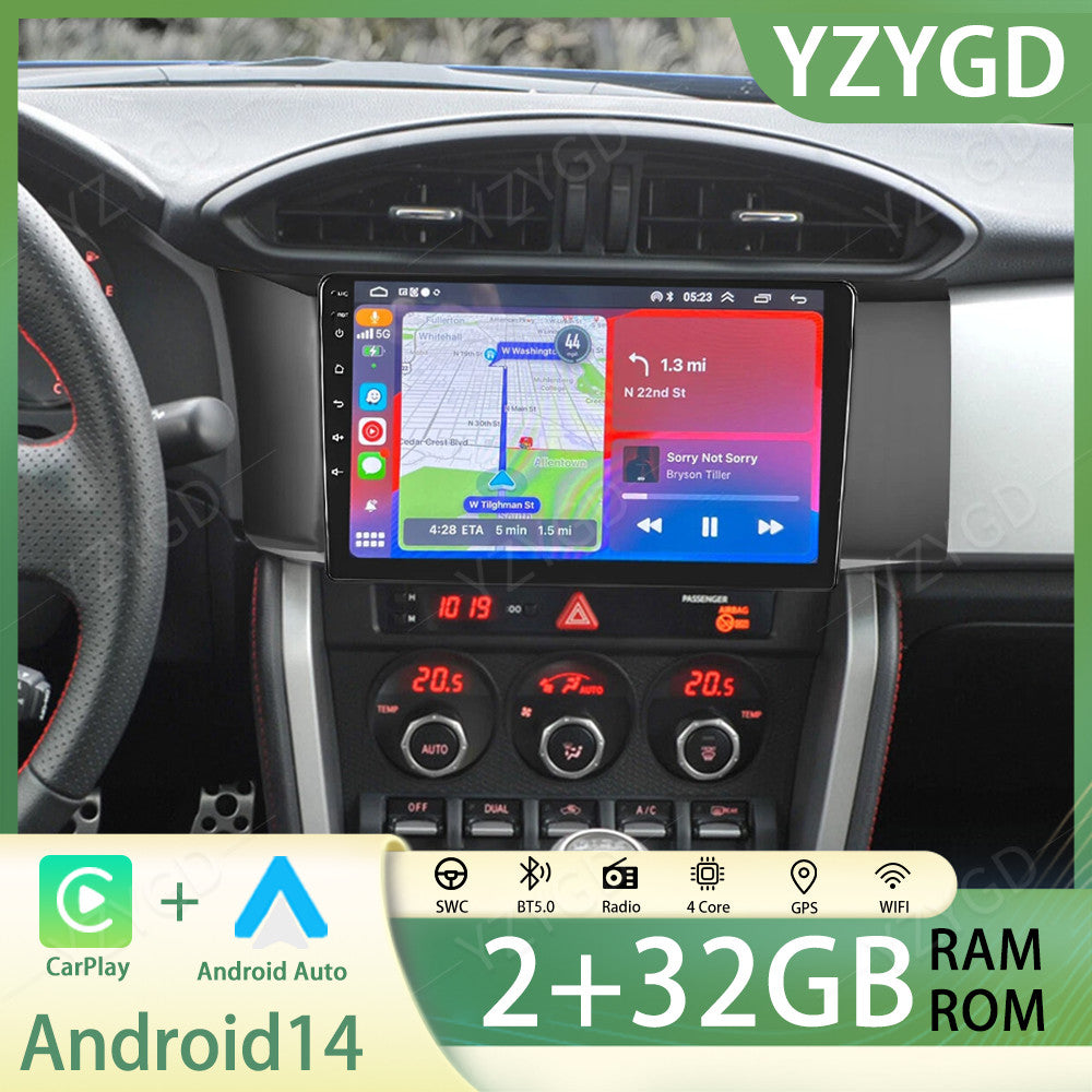 Android Auto Carplay for Subaru BRZ 2013-2016 Car Stereo Radio GPS Navi Screen